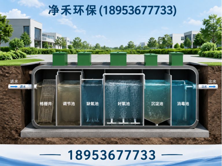 潍城区一体化污水处理设备展示图